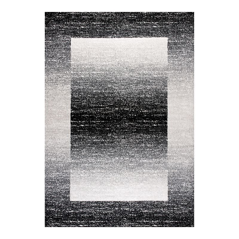 Art Carpet Abinster Border Rug, Grey, 5X8 Ft