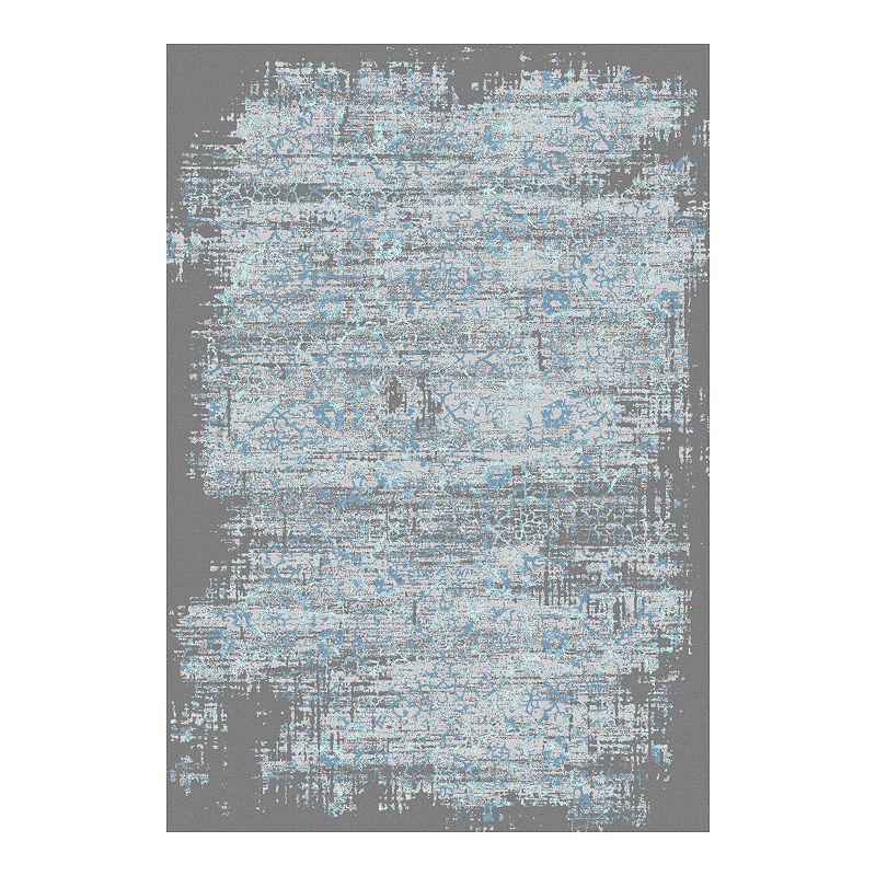 Art Carpet Abinster Geo Abstract Rug, Grey, 5X8 Ft
