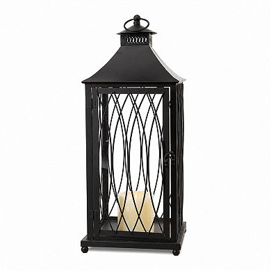 Curved Lantern Floor Decor 3-piece Set