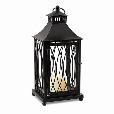 Curved Lantern Floor Decor 3-piece Set
