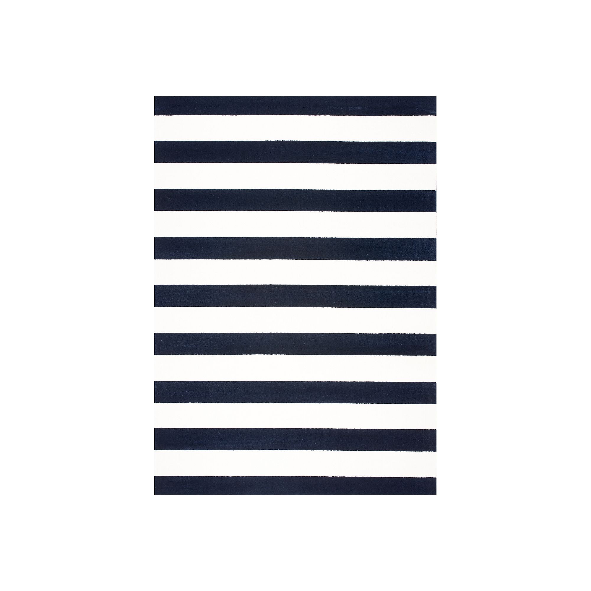 Art Carpet Adenning Striped Rug, Navy White