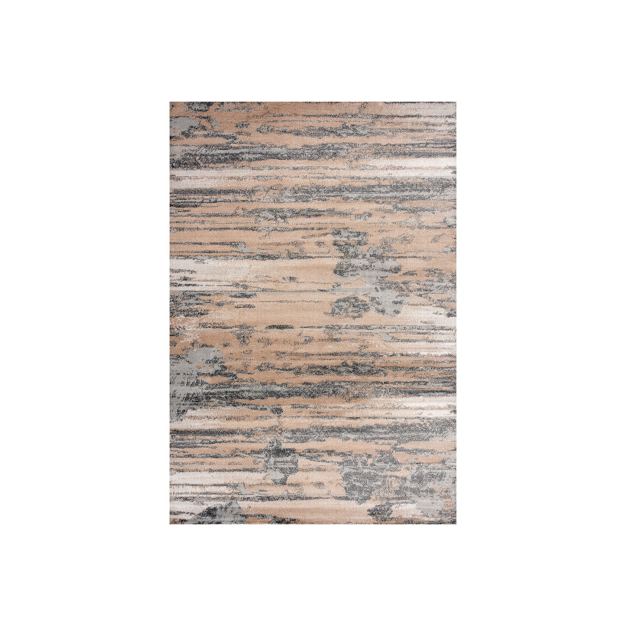 Art Carpet Adenning Faded Lines Rug, Beige Gray