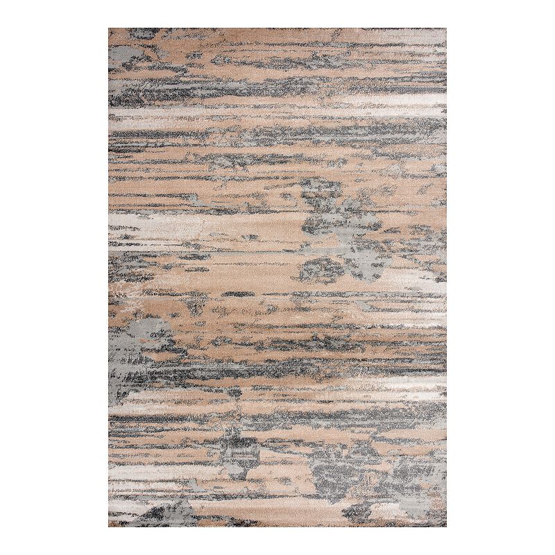 Art Carpet Adenning Faded Lines Rug, Beig/Green, 8X10 Ft