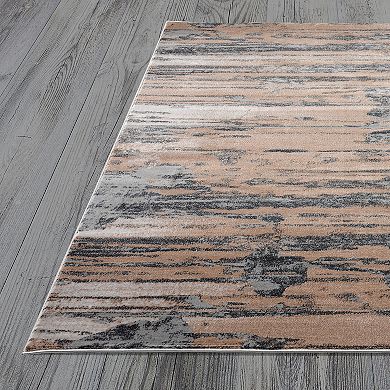 Art Carpet Adenning Faded Lines Rug