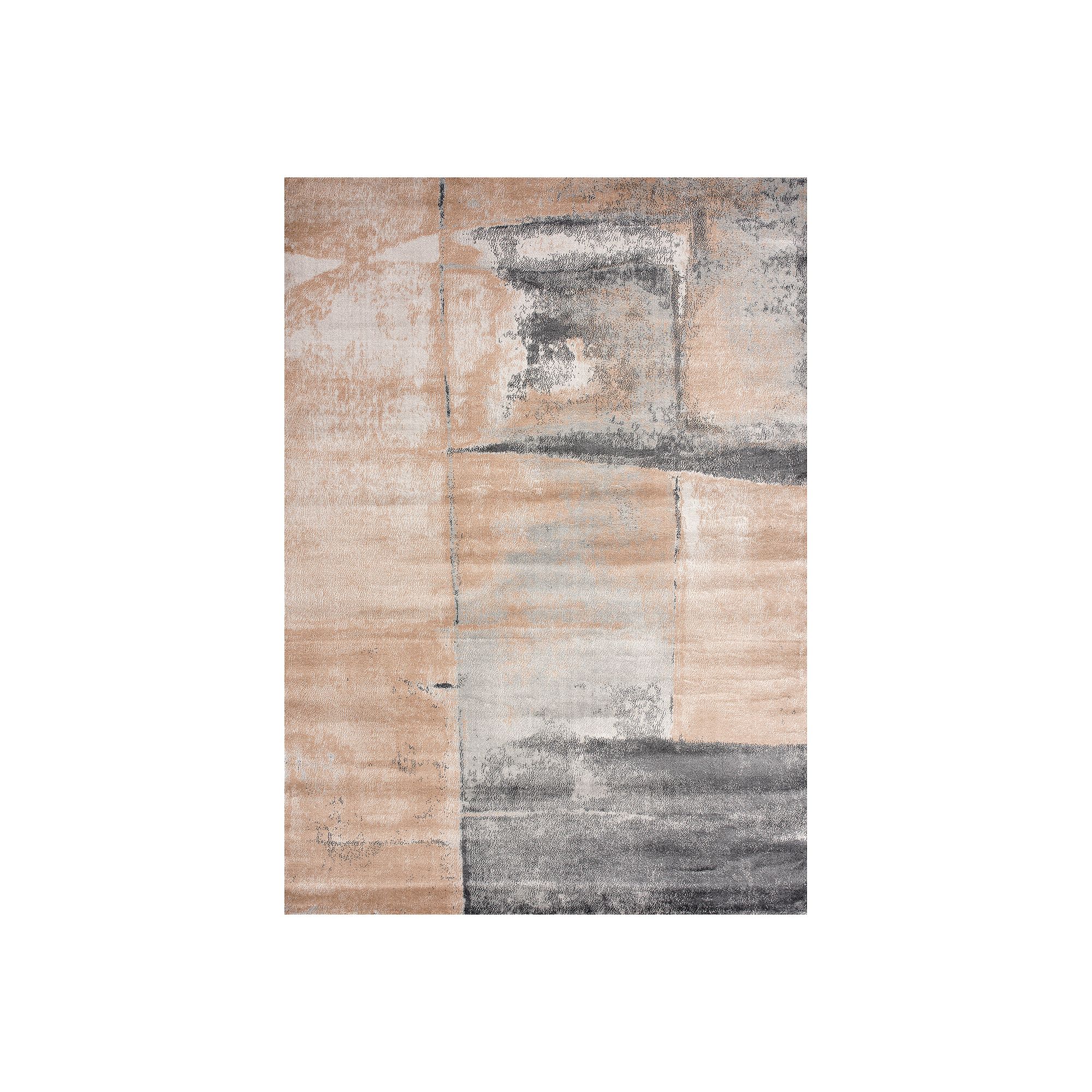 Art Carpet Adenning Graphic Board Rug, Gray Beige