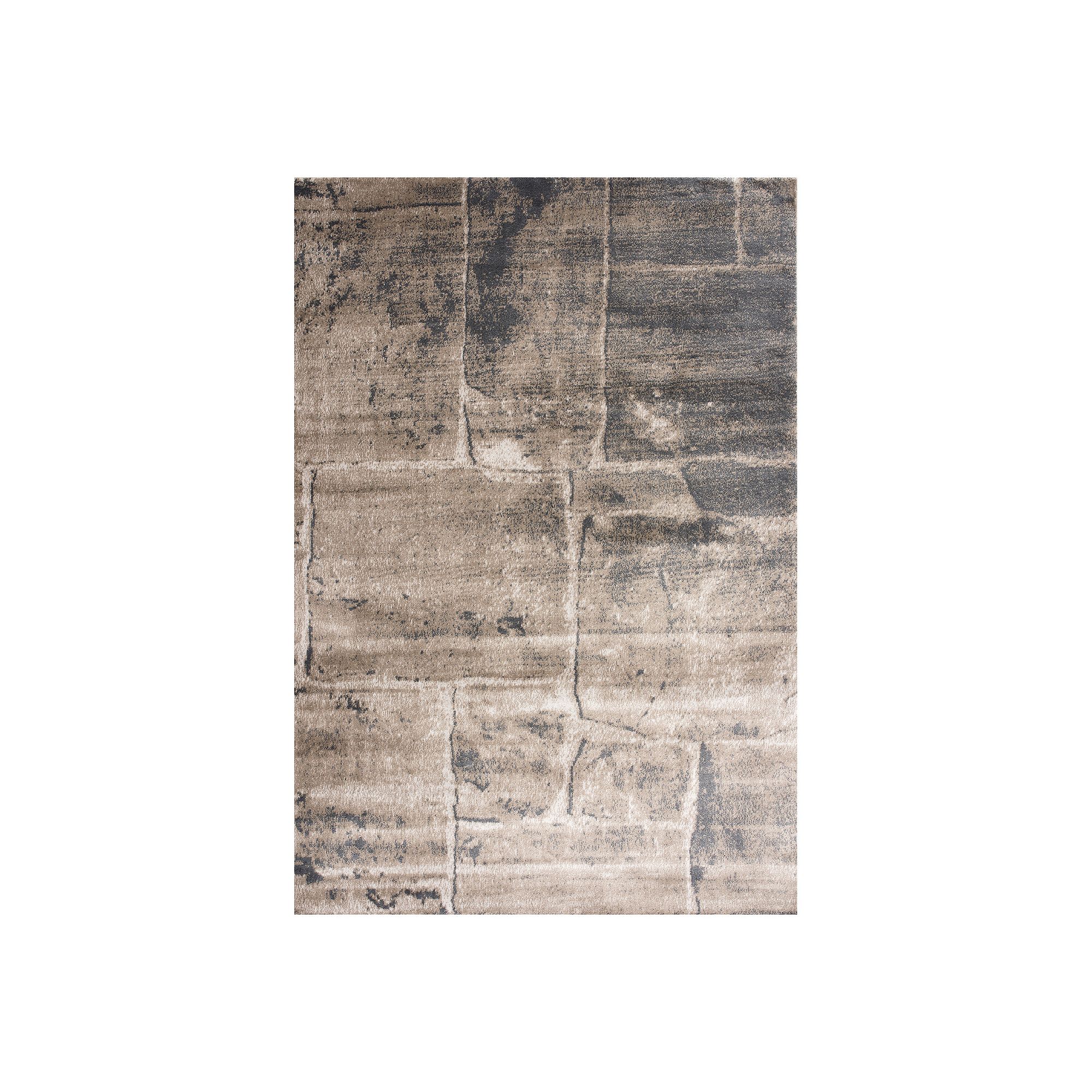 Art Carpet Adenning Rock Wall Rug, Gray Gray