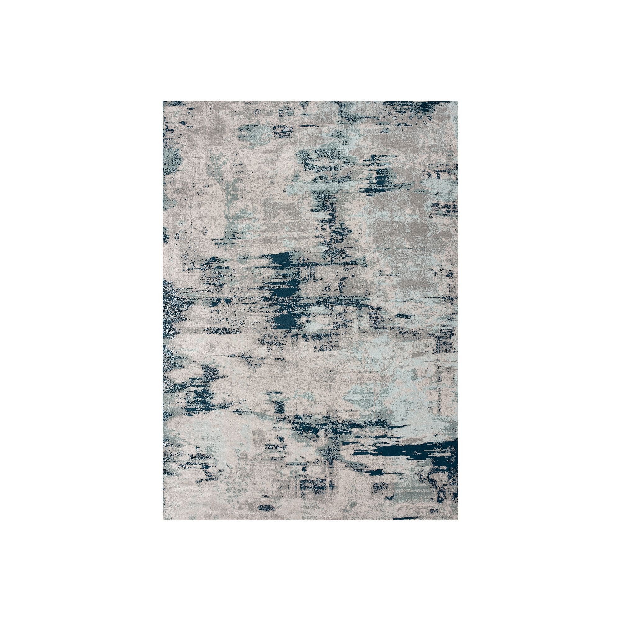 Art Carpet Adenning Abstract Rug, Blue Gray