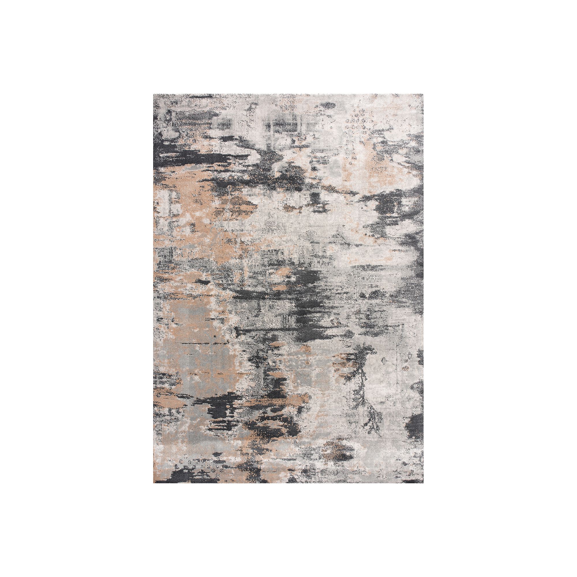 Art Carpet Adenning Abstract Rug, Gray Grey Cream