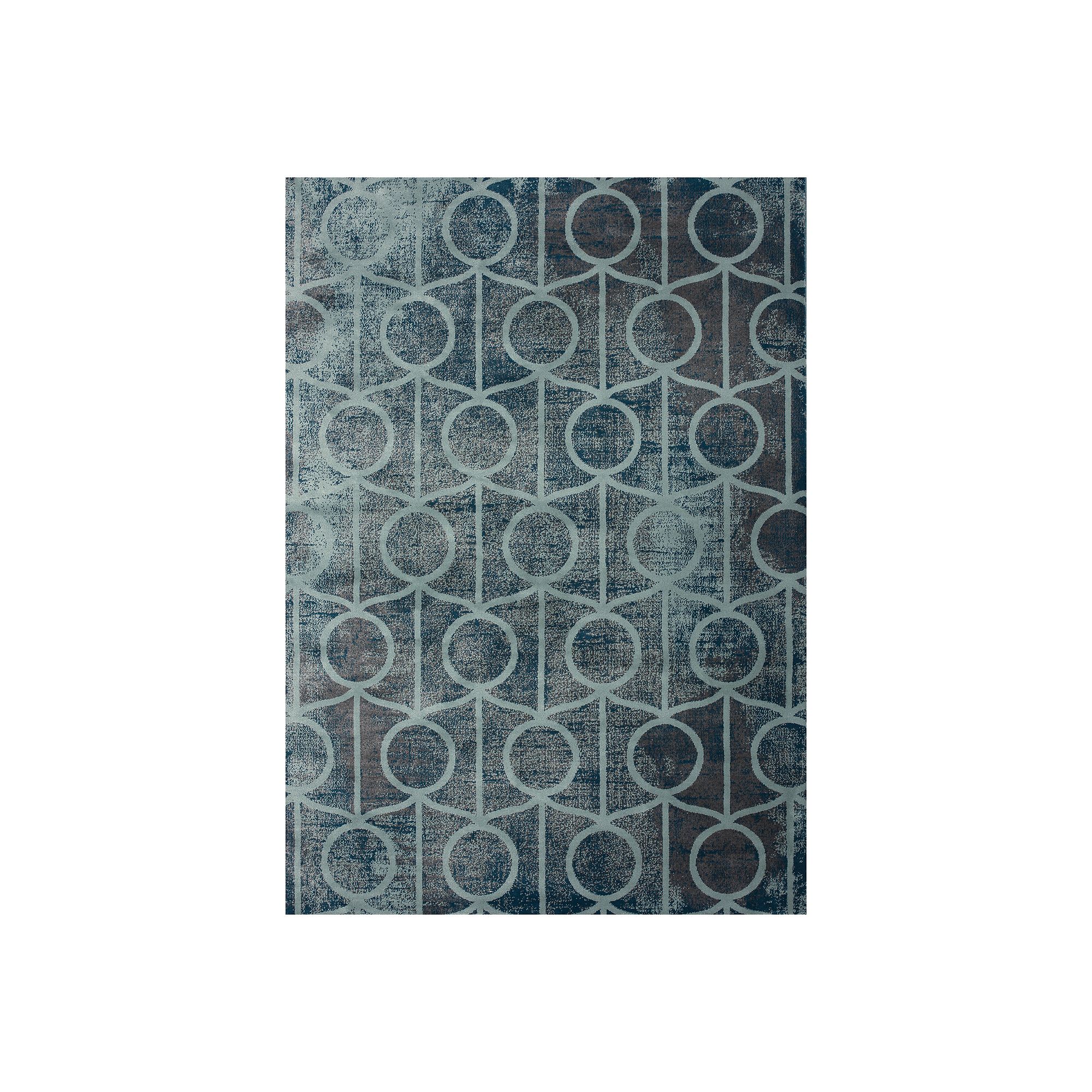 Art Carpet Adenning Graphic Rug, Beige Khaki Blue
