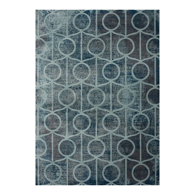 Art Carpet Adenning Graphic Rug, Beig/Green, 8X10 Ft