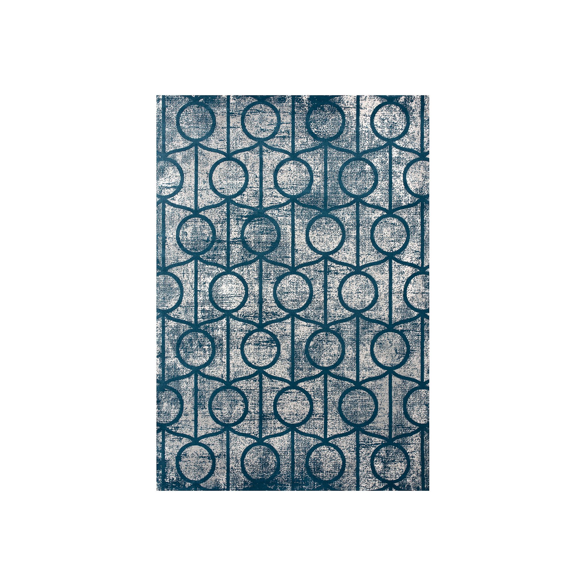 Art Carpet Adenning Graphic Rug, Blue Gray
