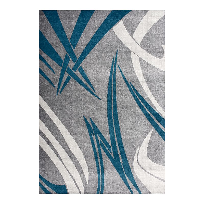 Art Carpet Adenning Geo Rug, Grey, 5X8 Ft