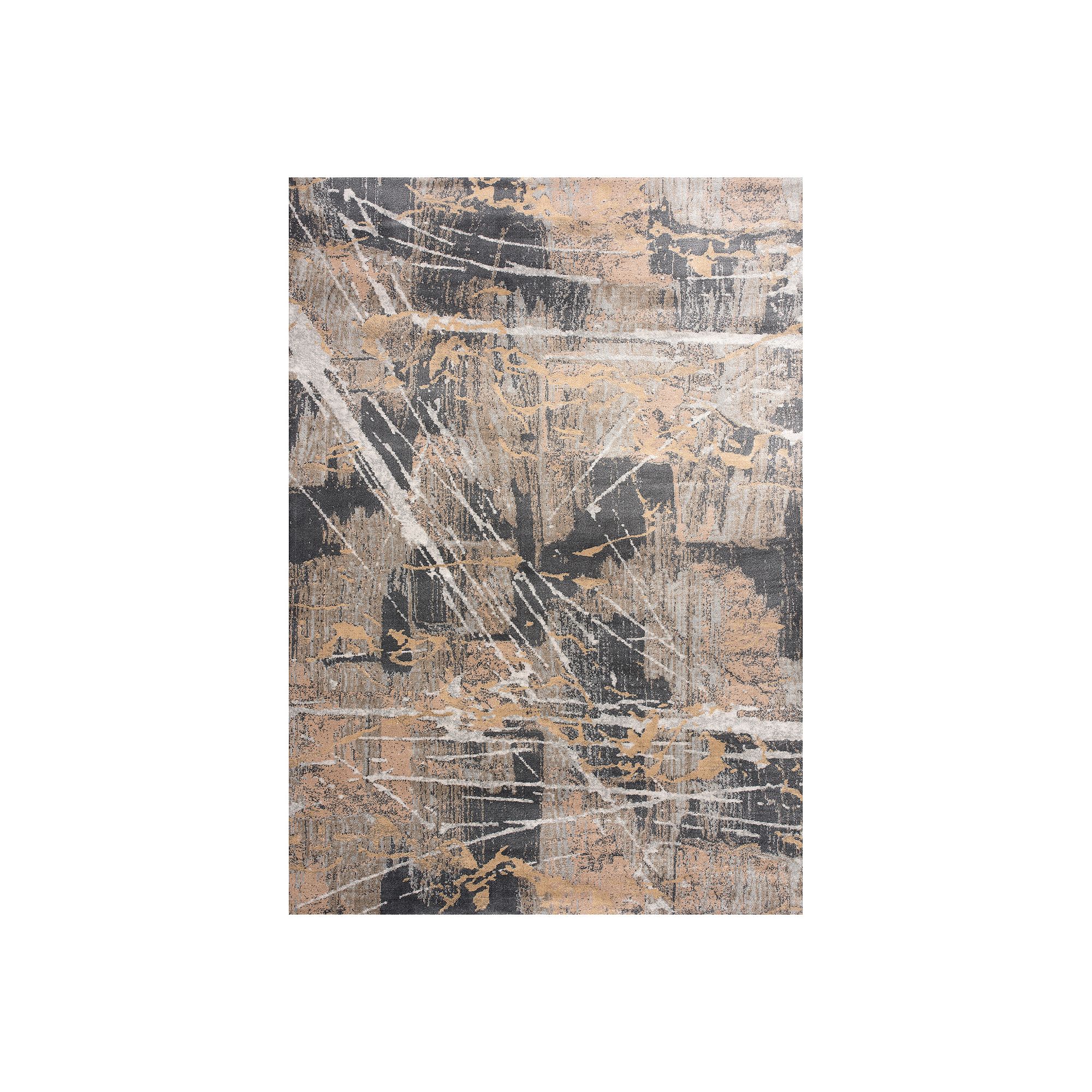 Art Carpet Adenning Abstract Rug, Beige Khaki Beige