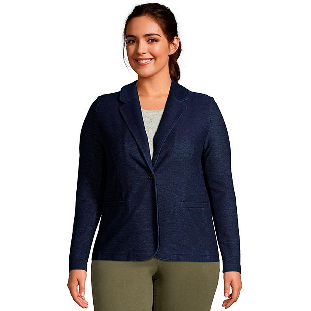 Lands end hot sale blue blazer