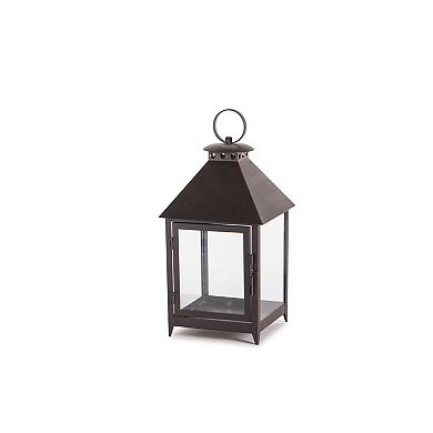 Dark Brown Lantern Floor Decor 2-piece Set