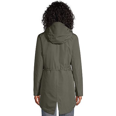 Petite Lands End Hooded Insulated 3 in 1 Rain Parka