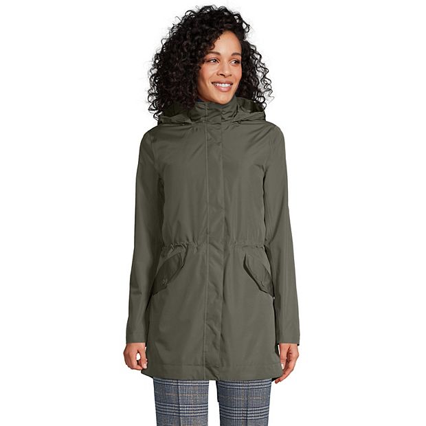 Lands end petite rain jackets shop