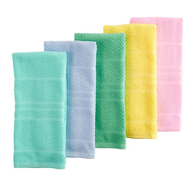 Set of 5 Microfiber Kitchen Towels