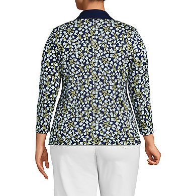 Plus Size Lands' End Supima Cotton Polo Shirt
