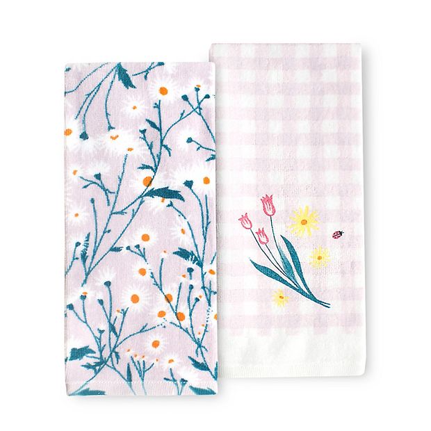 Wildflower Sets of 2 Kitchen Towels