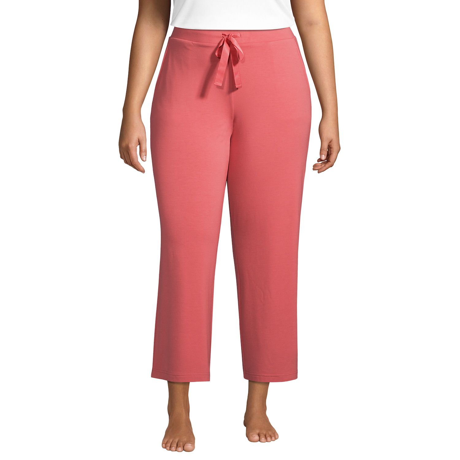 wide leg capri pajama pants