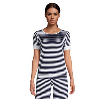 Women's Lands' End Short Sleeve Pajama Tee