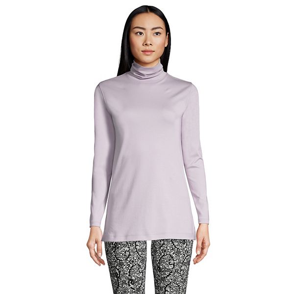 Petite Lands' End Supima Cotton Turtleneck Tunic