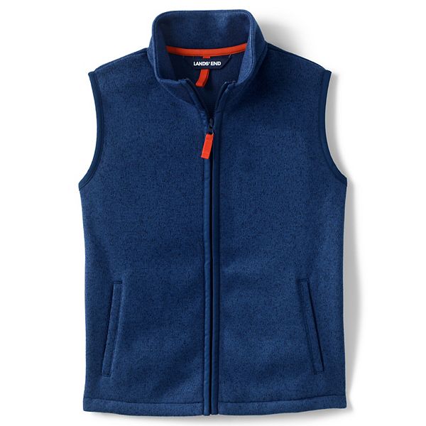 Boys 47 Lands' End Sweater Fleece Vest