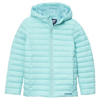 Kids 2-20 Lands' End ThermoPlume Packable Hooded Jacket in Regular and Husky