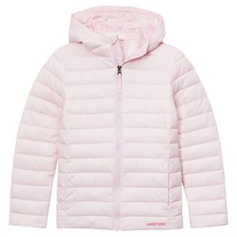 Kids 2-20 Lands' End ThermoPlume Packable Hooded Jacket in Regular and Husky