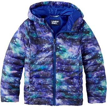 Kids 2-20 Lands' End ThermoPlume Packable Hooded Jacket in Regular and Husky