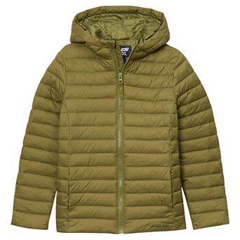 Kids 2-20 Lands' End ThermoPlume Packable Hooded Jacket in Regular and Husky