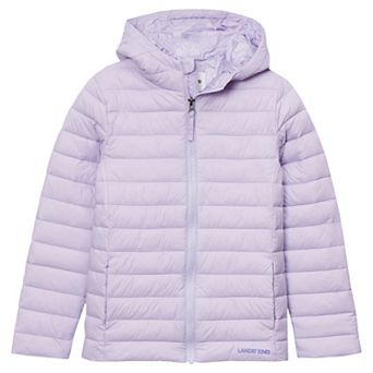 Kids 2-20 Lands' End ThermoPlume Packable Hooded Jacket in Regular and Husky