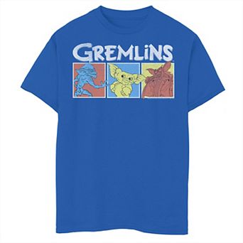 Boys 6-20 Gremlins Primary Color Box Up Graphic Tee
