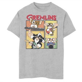 Boys 6-20 Gremlins Band Comic Panels Graphic Tee