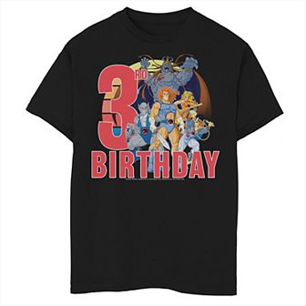 Boys 8-20 ThunderCats Happy 3rd Birthday Graphic Tee