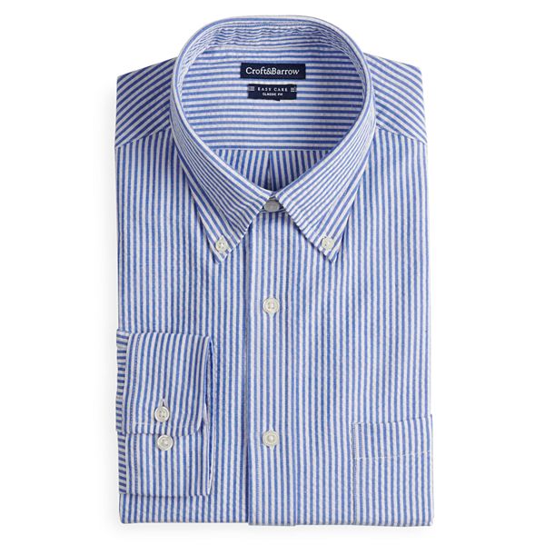 Men's Croft & Barrow® Classic-Fit Easy-Care Button-Down Collar Dress Shirt