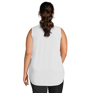 Plus Size Lands' End Moisture-Wicking Tunic Tank Top