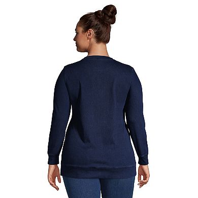 Plus Size Lands' End Sport Sweatshirt Tunic