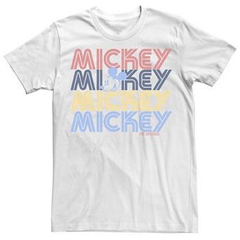 Disney's Mickey Mouse Mickey Word Stack Men's Tee