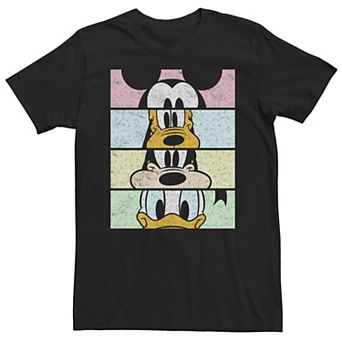 Men's Mickey Classic Crew Crop Retro Panel Tee