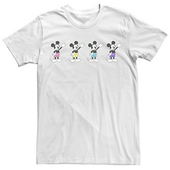 Men's Mickey Classic Neon Pants Neon Group Shot Tee