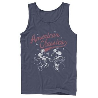 Men's Disney Mickey And Friends Mickey & Minnie American Classics Tank Top
