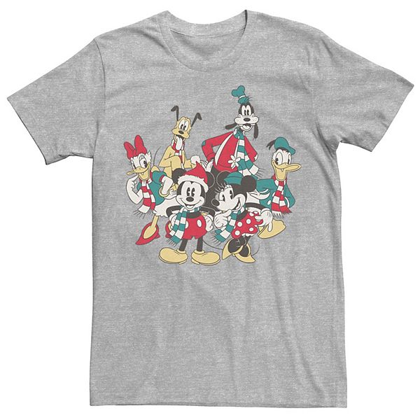 Men's Mickey Classic Holiday Group Christmas Group Shot Tee