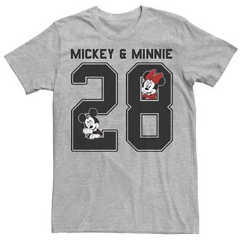 Men's Mickey Minnie Collegiate Jersey Tee