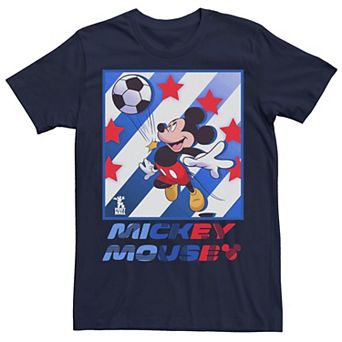 Men's Mickey Classic Mickey Football Star Soccer Tee