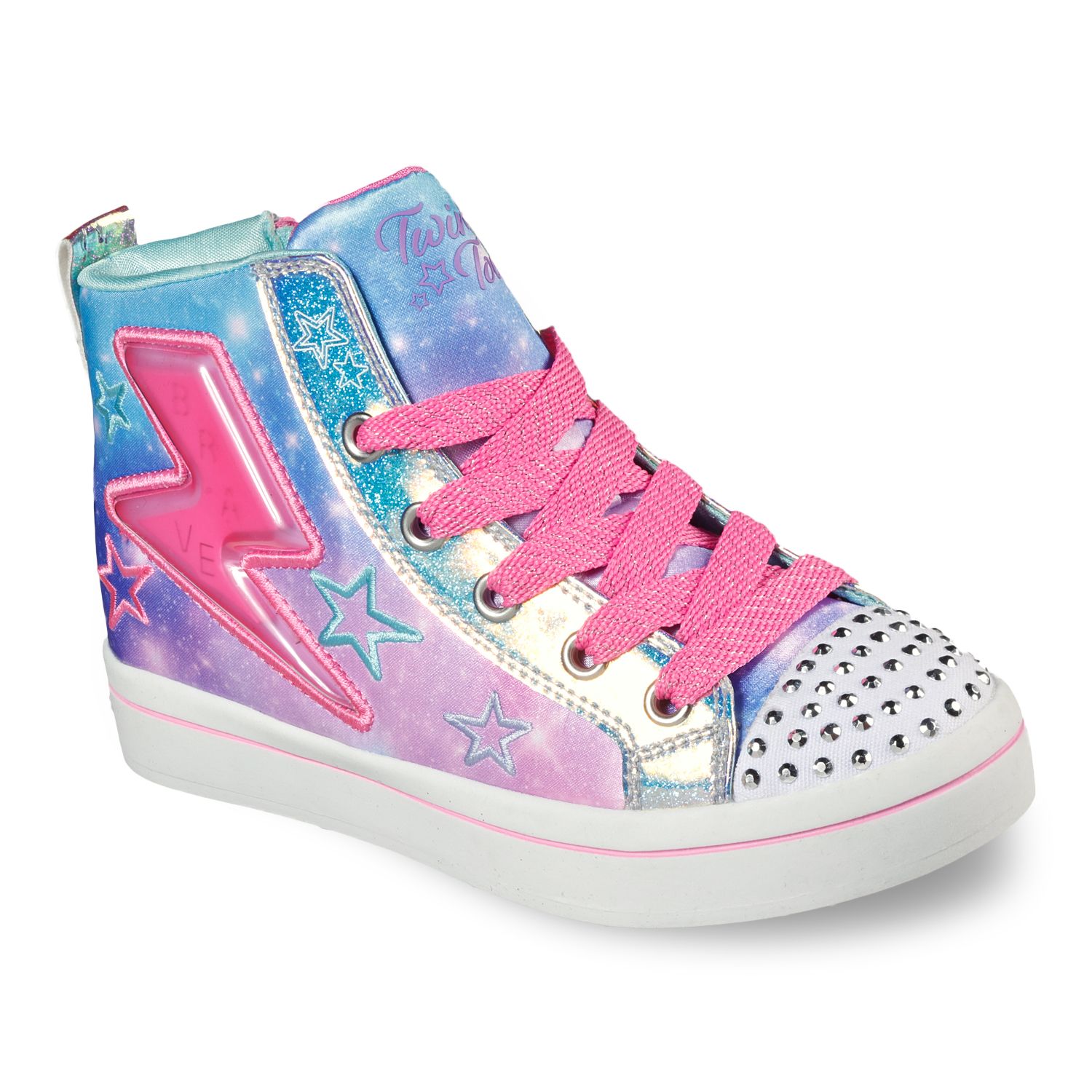 skechers twinkle toes light up high tops