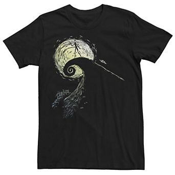 Disney's The Nightmare Before Christmas Jack Skellington Men's Spiral Hill Tee