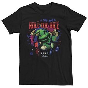 Disney's The Nightmare Before Christmas Men's Oogie Roll The Dice Tee