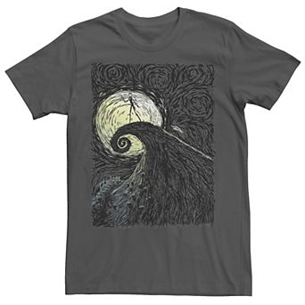 Disney's The Nightmare Before Christmas Men's Spiral Hill Portrait Tee